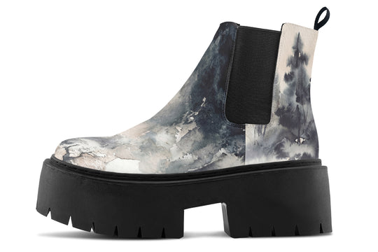 Smoke Platform Chelsea Boots