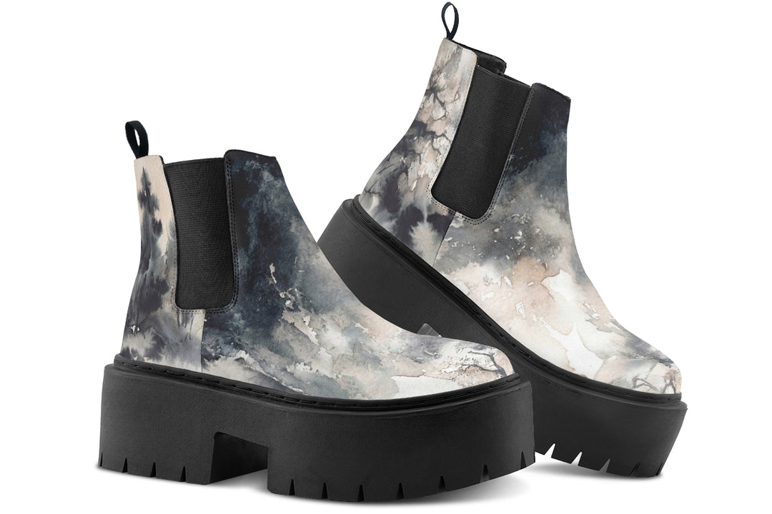 Smoke Platform Chelsea Boots