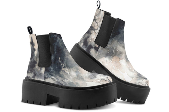 Smoke Platform Chelsea Boots