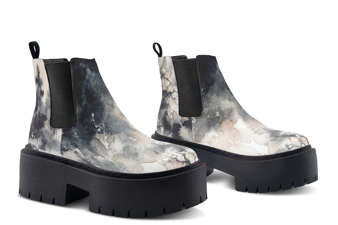 Smoke Platform Chelsea Boots