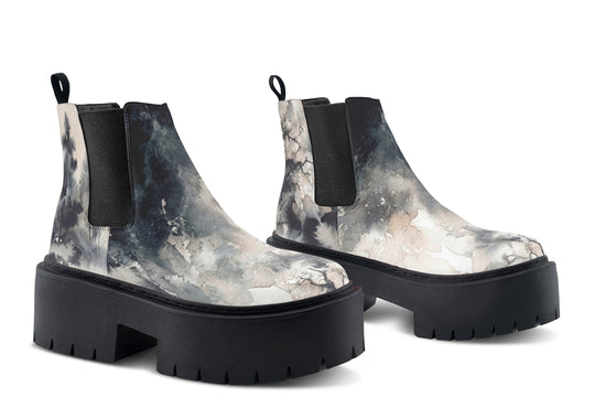 Smoke Platform Chelsea Boots