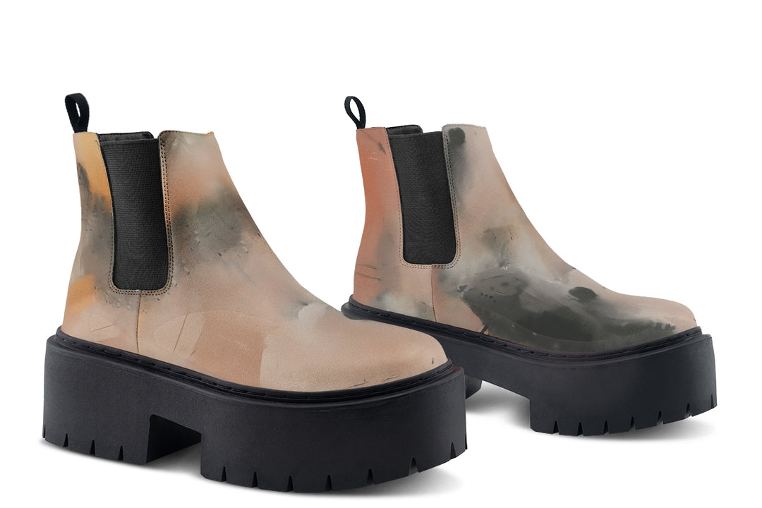 Smoky Sands Platform Chelsea Boots