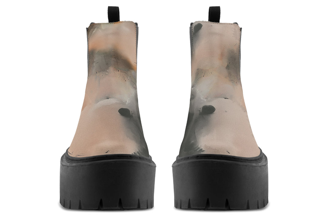 Smoky Sands Platform Chelsea Boots