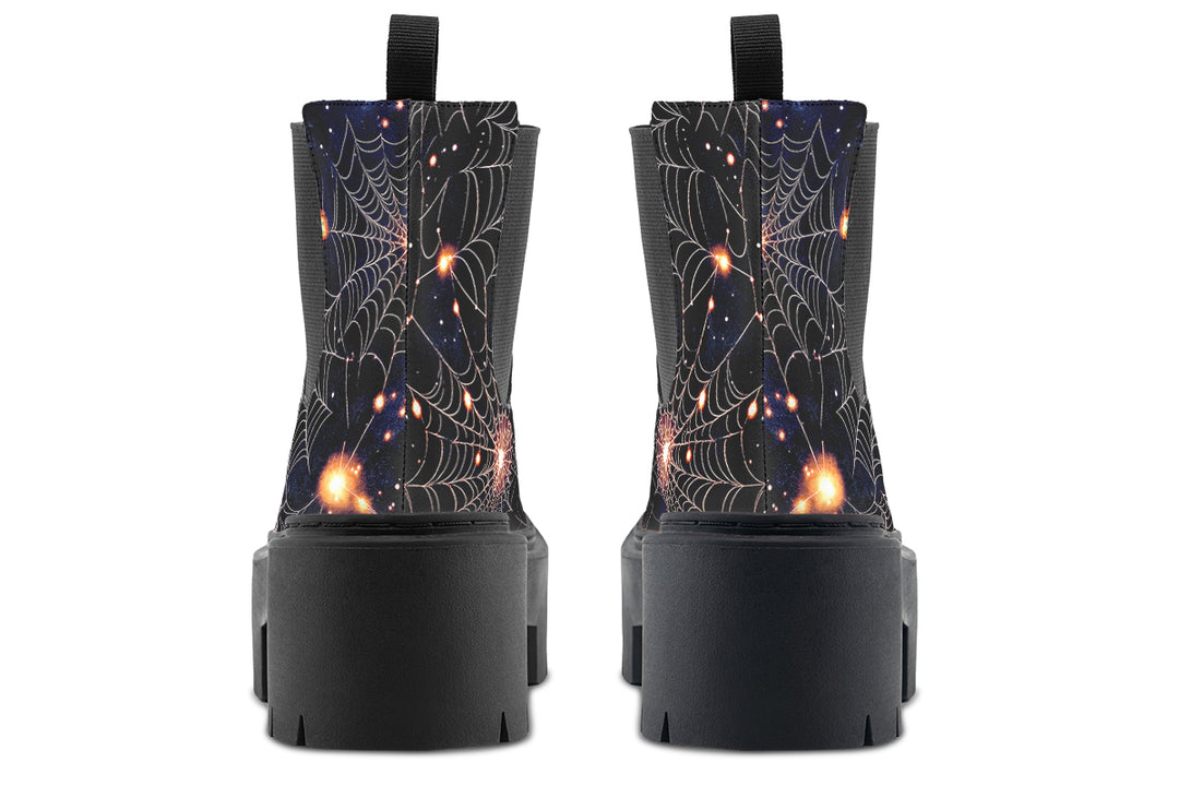 Spiderweb Platform Chelsea Boots