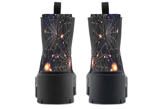 Spiderweb Platform Chelsea Boots