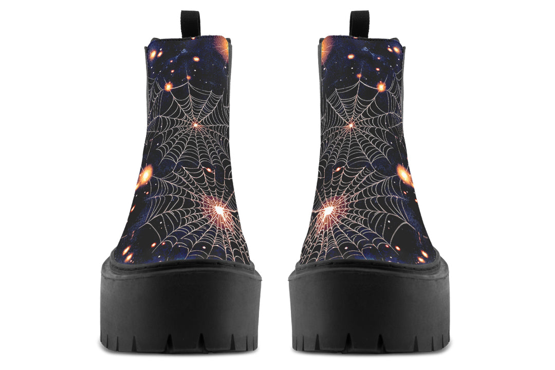 Spiderweb Platform Chelsea Boots