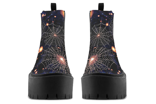 Spiderweb Platform Chelsea Boots