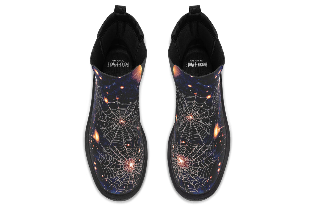 Spiderweb Platform Chelsea Boots