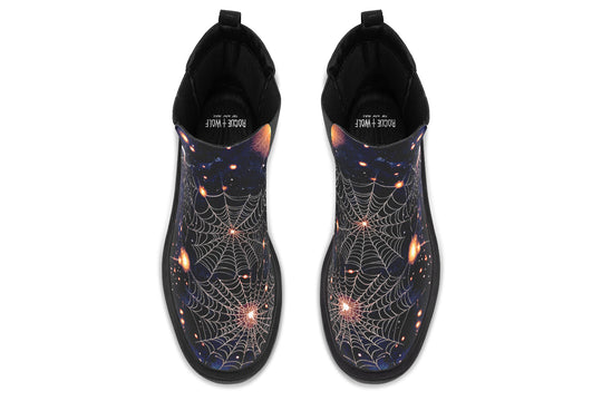 Spiderweb Platform Chelsea Boots