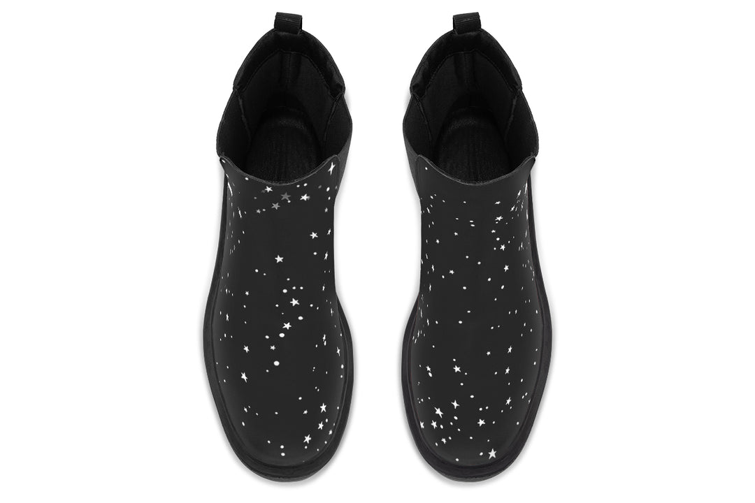 Starry Night Platform Chelsea Boots