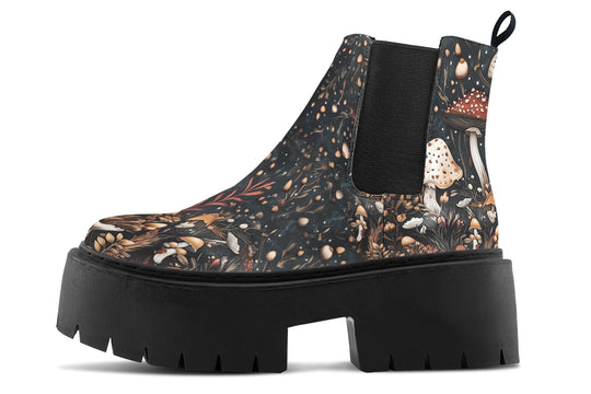 Toadstool Harvest Platform Chelsea Boots