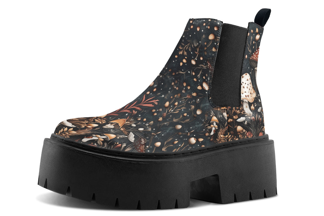 Toadstool Harvest Platform Chelsea Boots