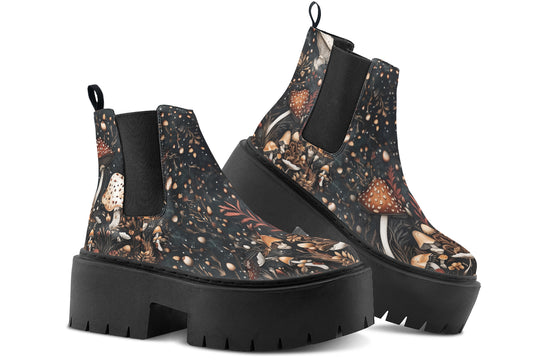 Toadstool Harvest Platform Chelsea Boots