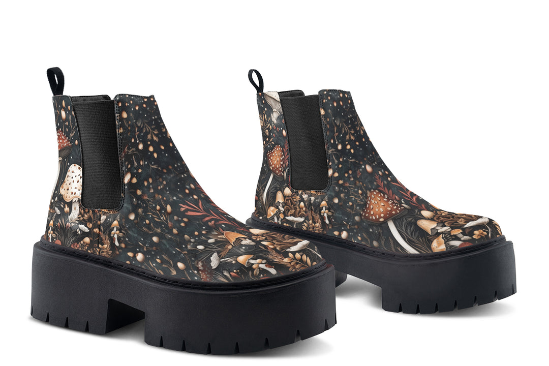 Toadstool Harvest Platform Chelsea Boots