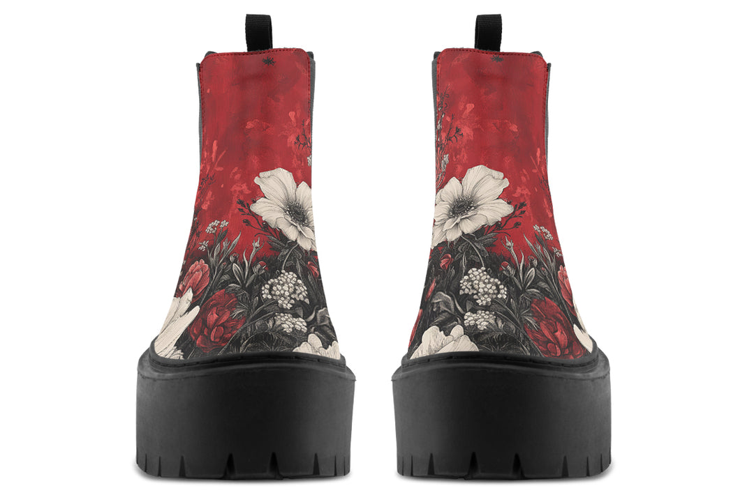 Twilight Cat Platform Chelsea Boots
