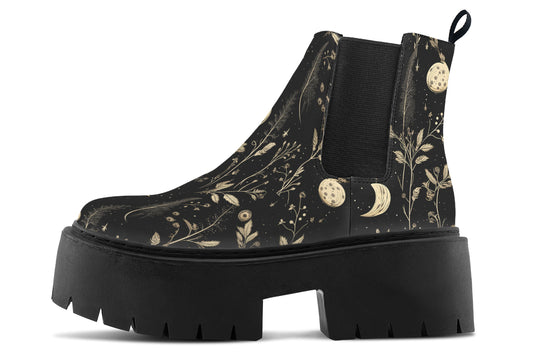Twilight Garden Platform Chelsea Boots