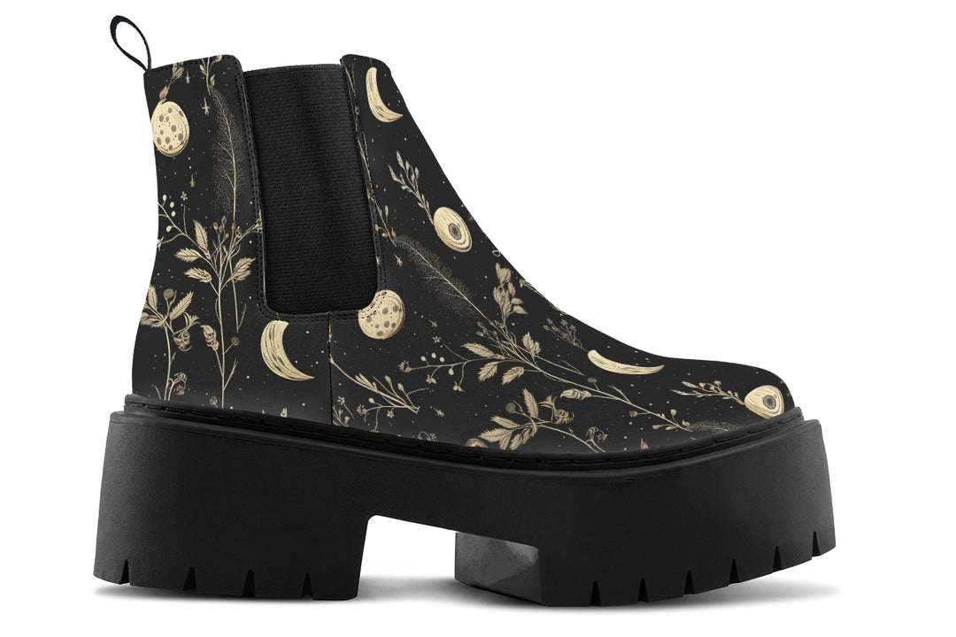 Twilight Garden Platform Chelsea Boots