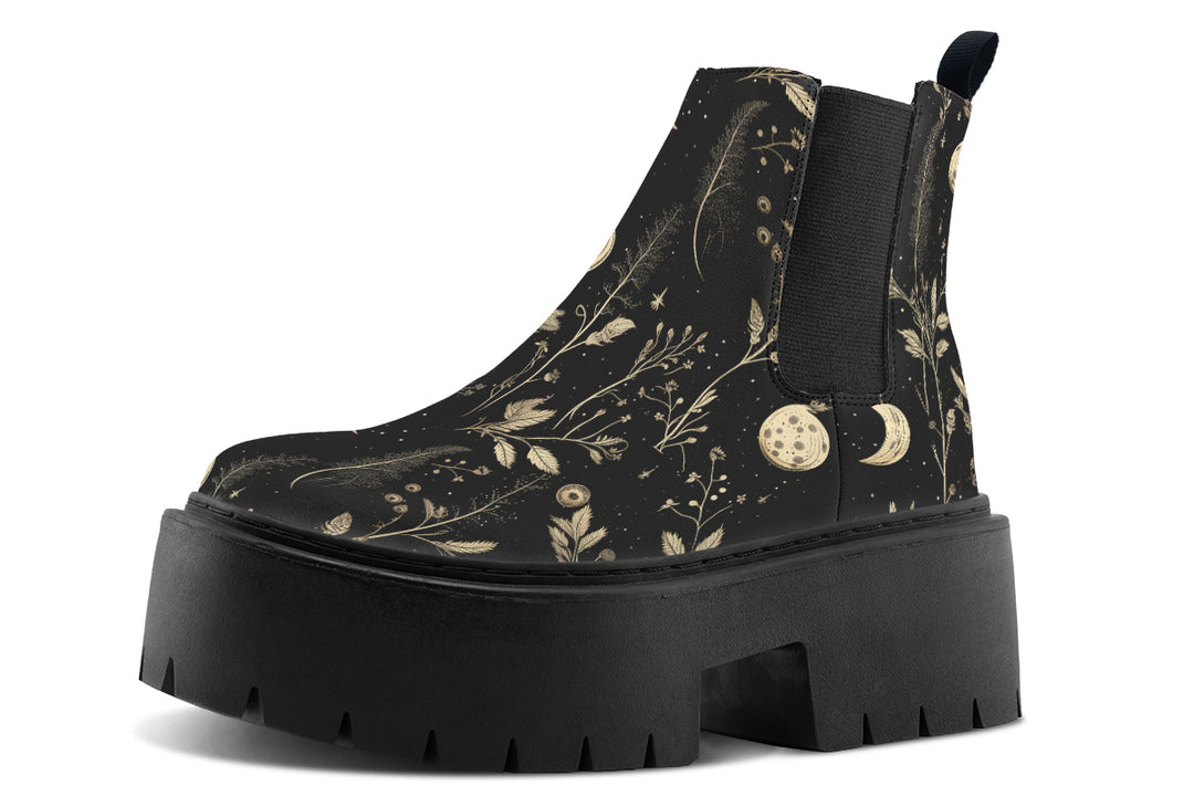 Twilight Garden Platform Chelsea Boots