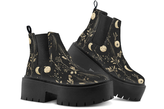 Twilight Garden Platform Chelsea Boots