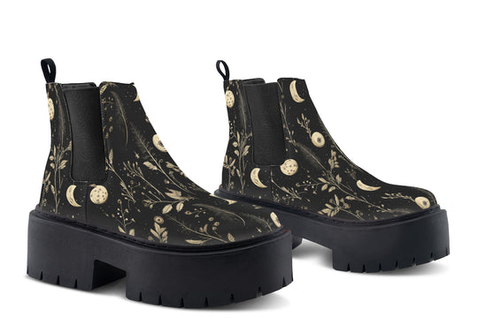 Twilight Garden Platform Chelsea Boots