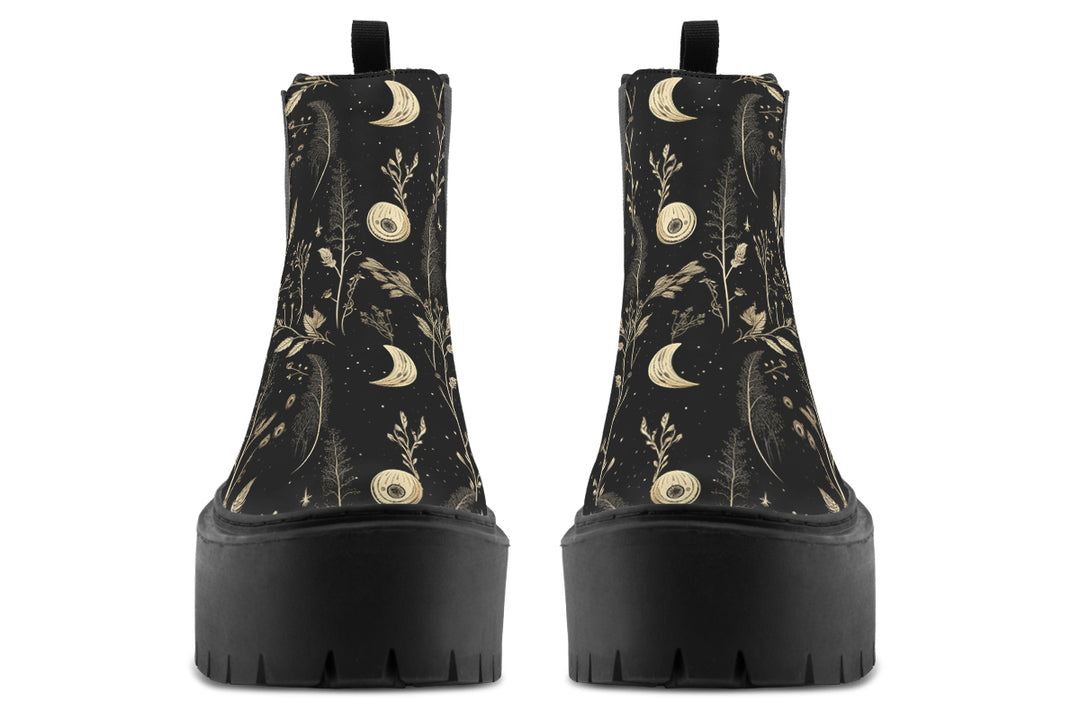 Twilight Garden Platform Chelsea Boots