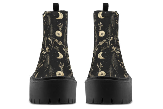 Twilight Garden Platform Chelsea Boots