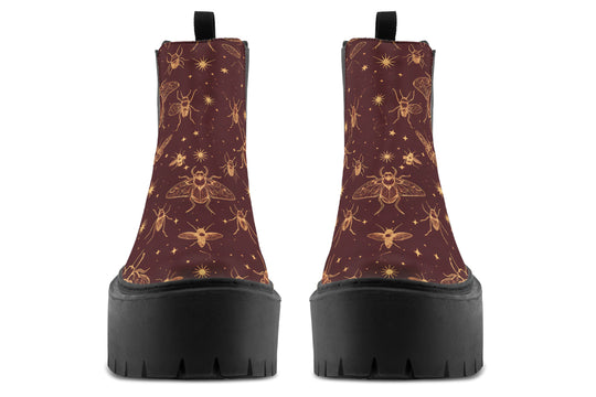 Umbral Wings Platform Chelsea Boots