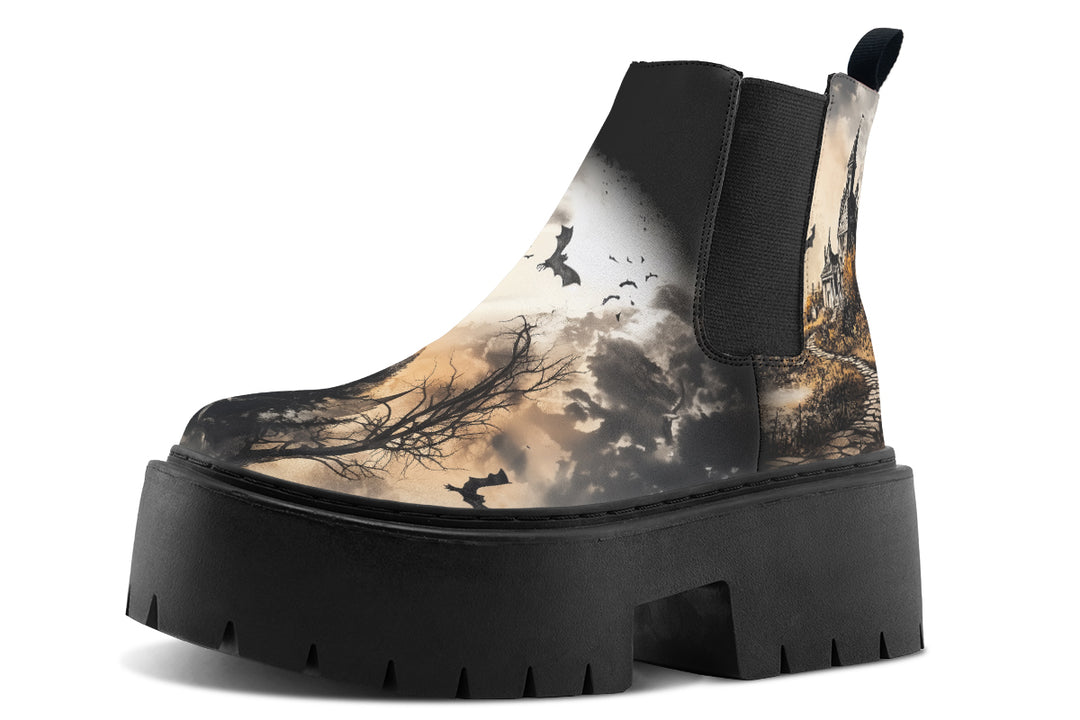 Vampire Mansion Platform Chelsea Boots