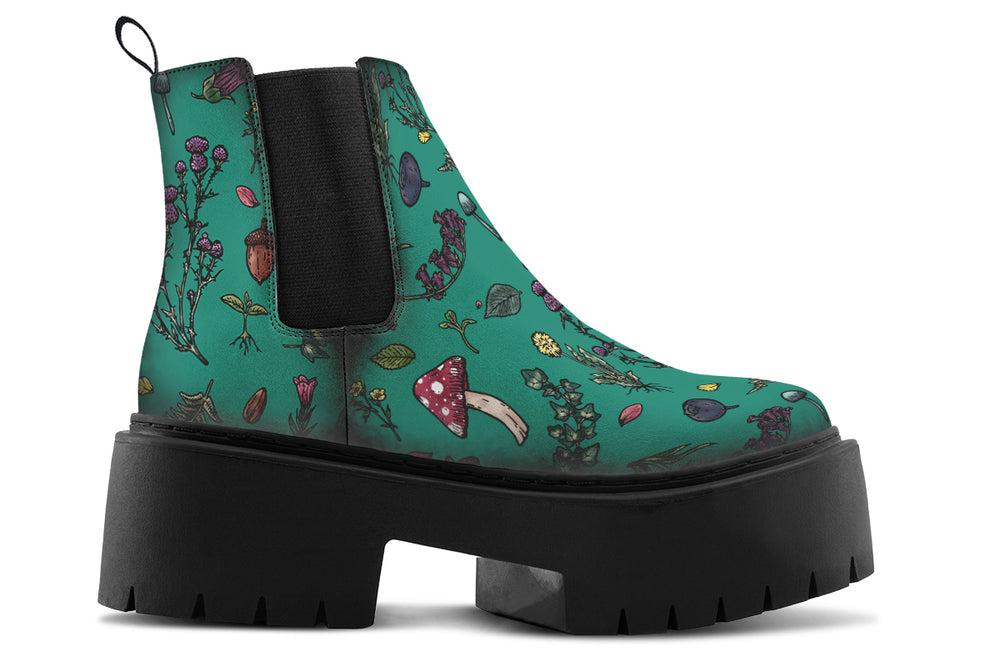 Verdant Herbology Platform Chelsea Boots