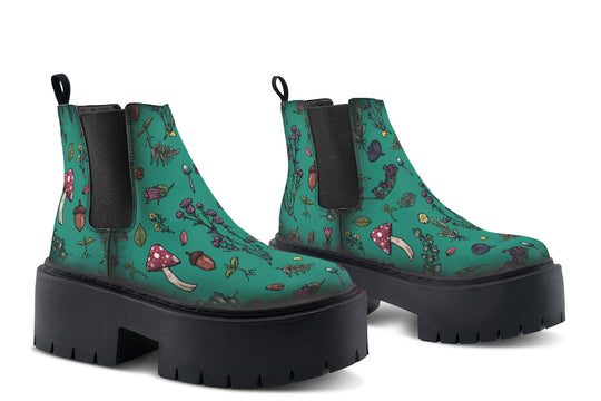Verdant Herbology Platform Chelsea Boots