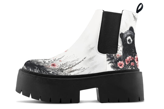 Wildflower Bear Platform Chelsea Boots