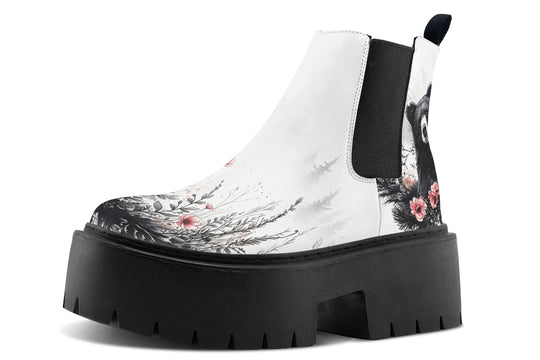 Wildflower Bear Platform Chelsea Boots