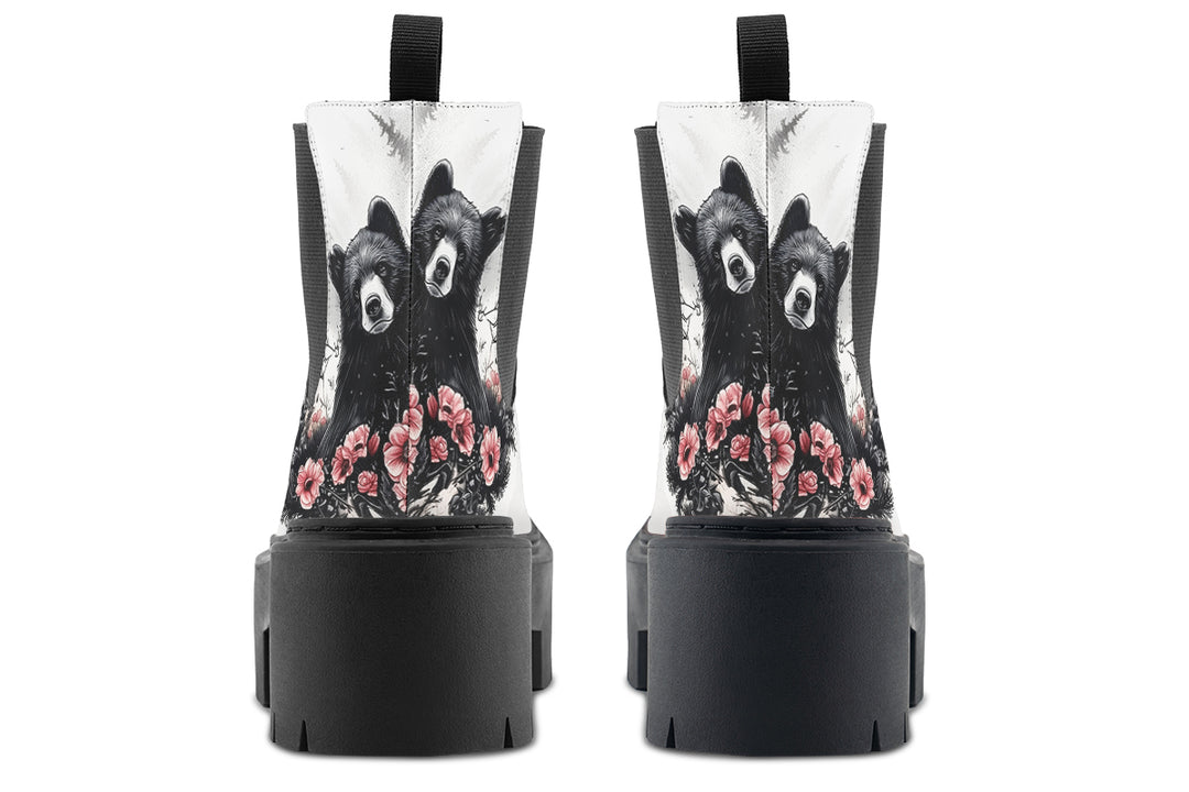 Wildflower Bear Platform Chelsea Boots