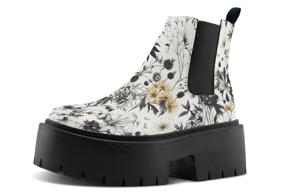 Wildflower Platform Chelsea Boots