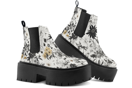 Wildflower Platform Chelsea Boots