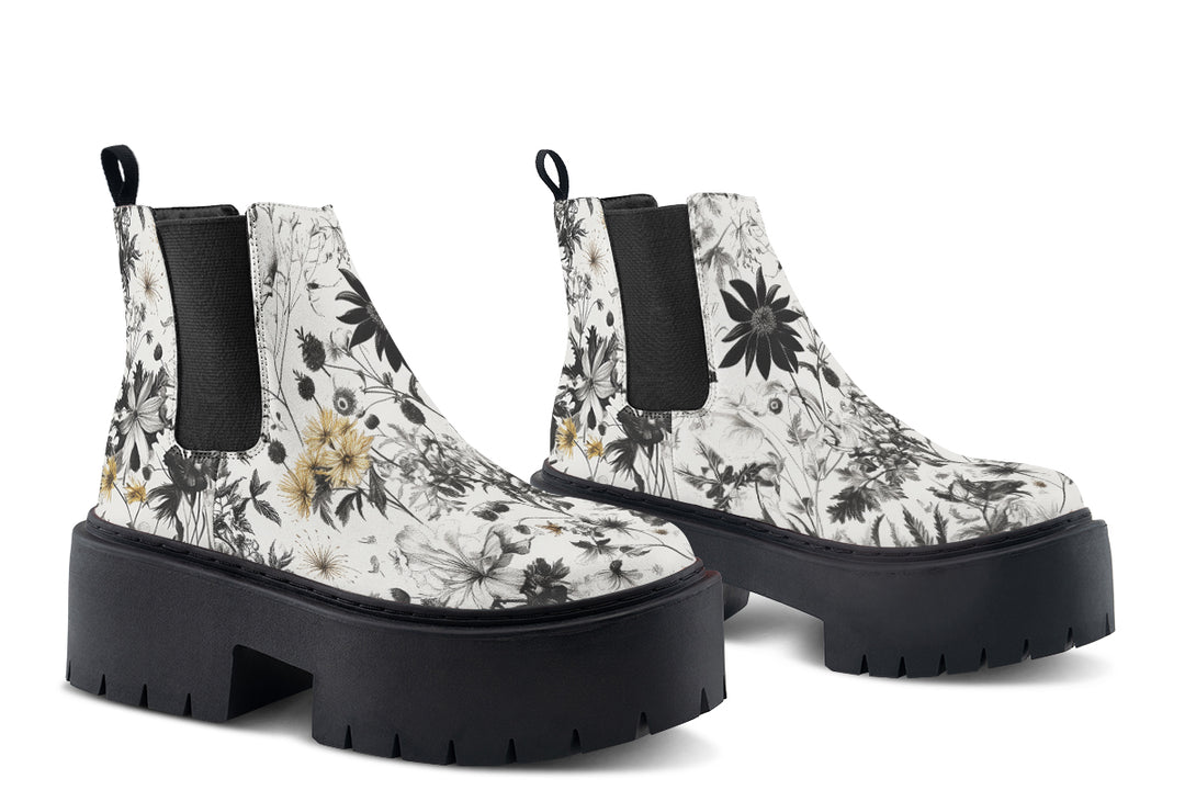 Wildflower Platform Chelsea Boots
