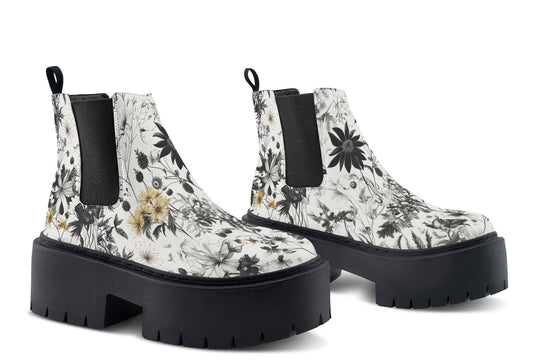 Wildflower Platform Chelsea Boots