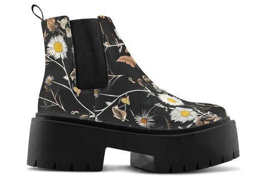 Withering Garden Platform Chelsea Boots