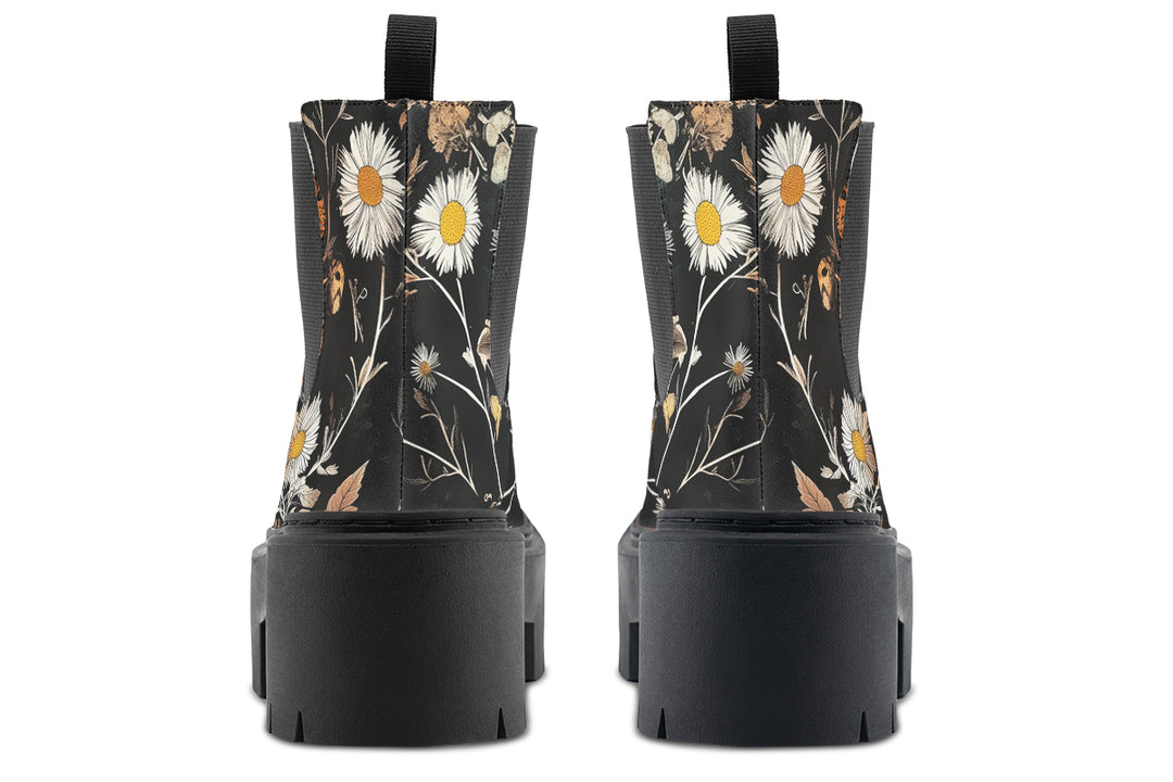 Withering Garden Platform Chelsea Boots