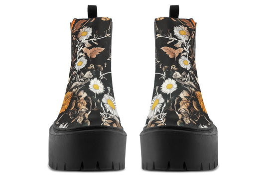 Withering Garden Platform Chelsea Boots