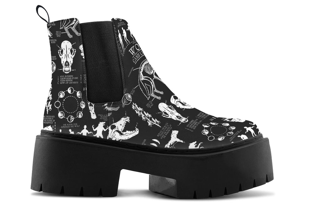 Wolf Study Platform Chelsea Boots