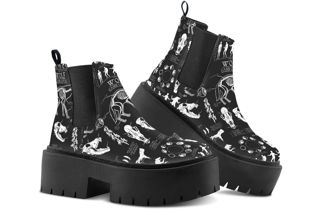 Wolf Study Platform Chelsea Boots