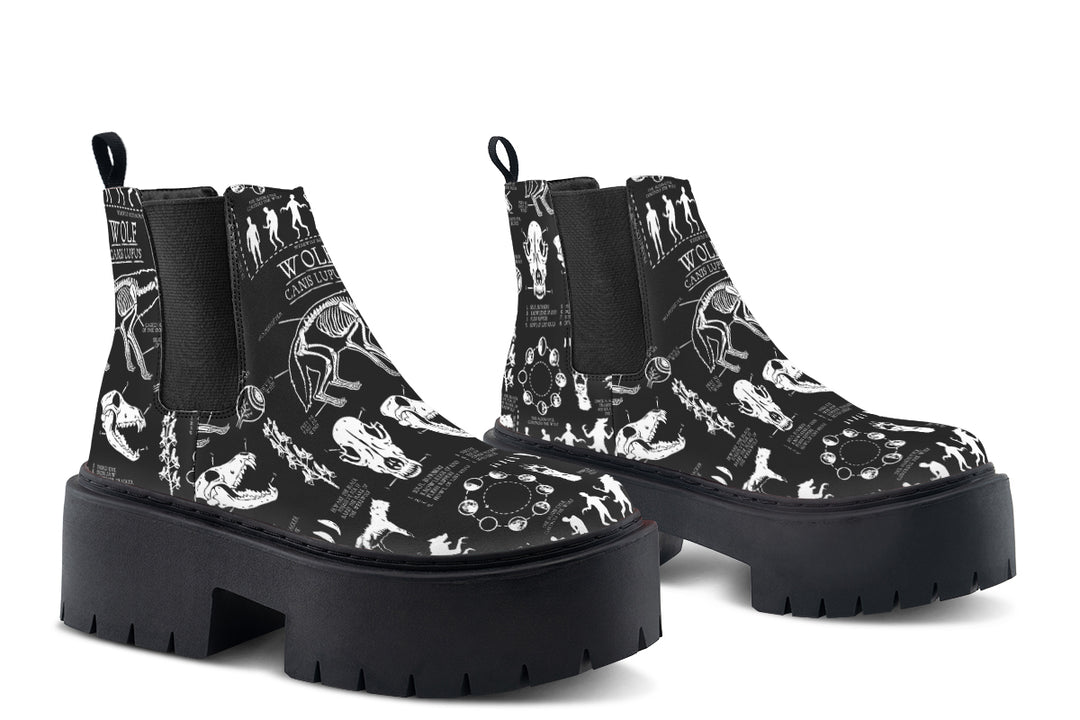 Wolf Study Platform Chelsea Boots