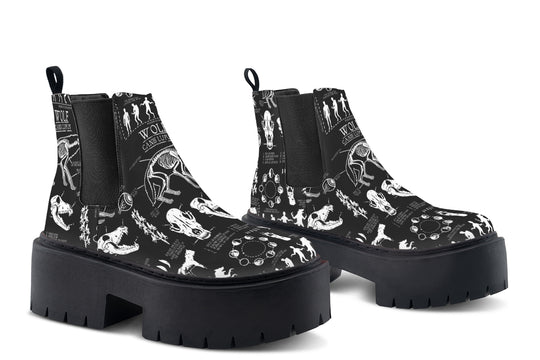 Wolf Study Platform Chelsea Boots