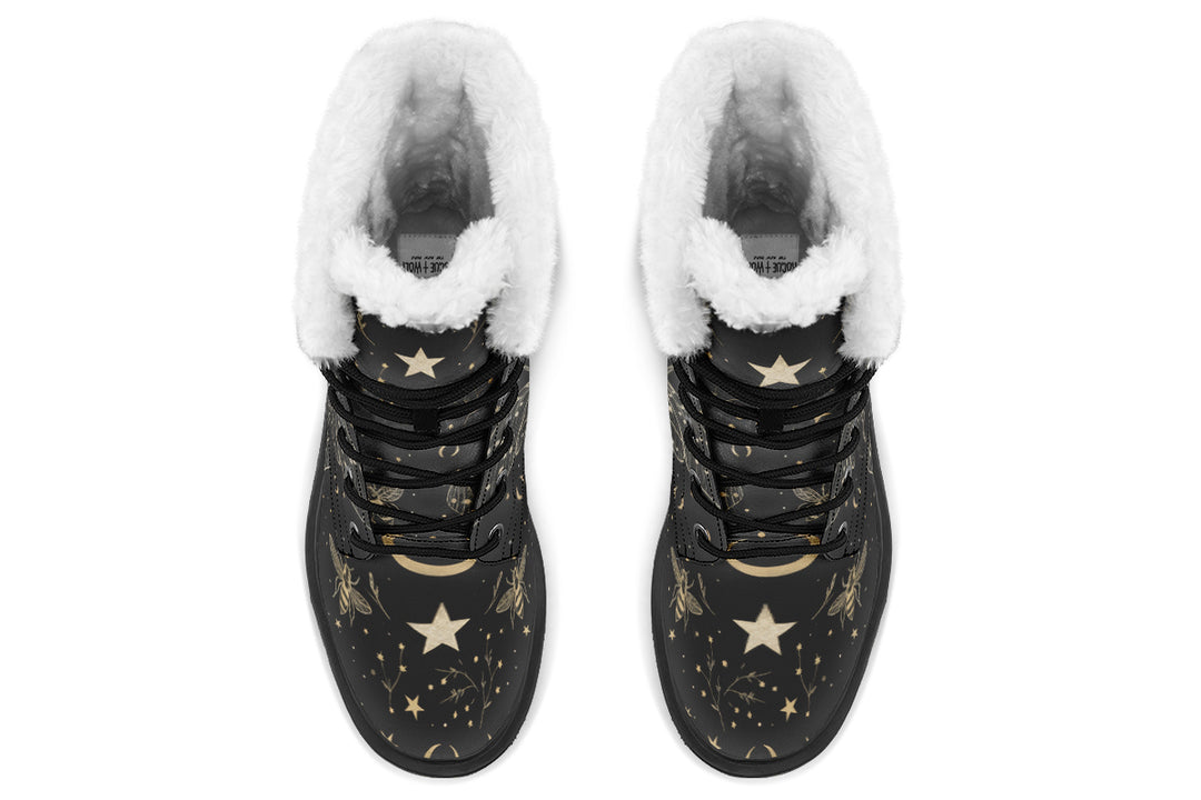 Bee Constellation Platform Winter Boots