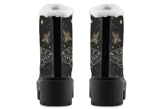 Bee Constellation Platform Winter Boots