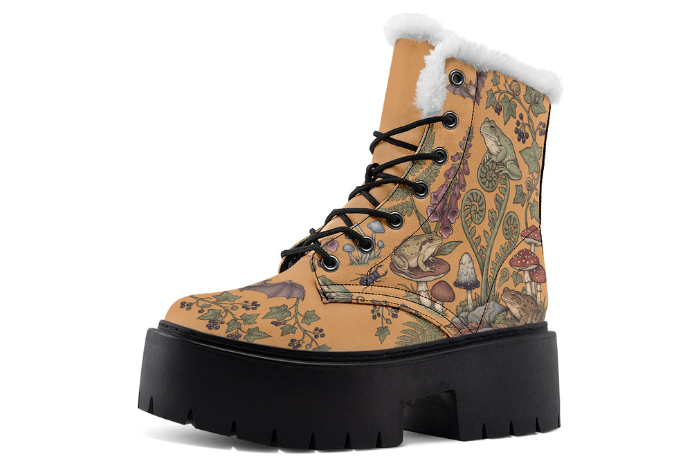 Bitter Berry Platform Winter Boots