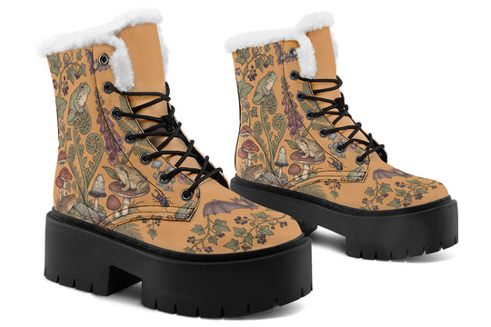 Bitter Berry Platform Winter Boots