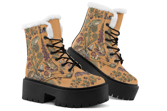 Bitter Berry Platform Winter Boots