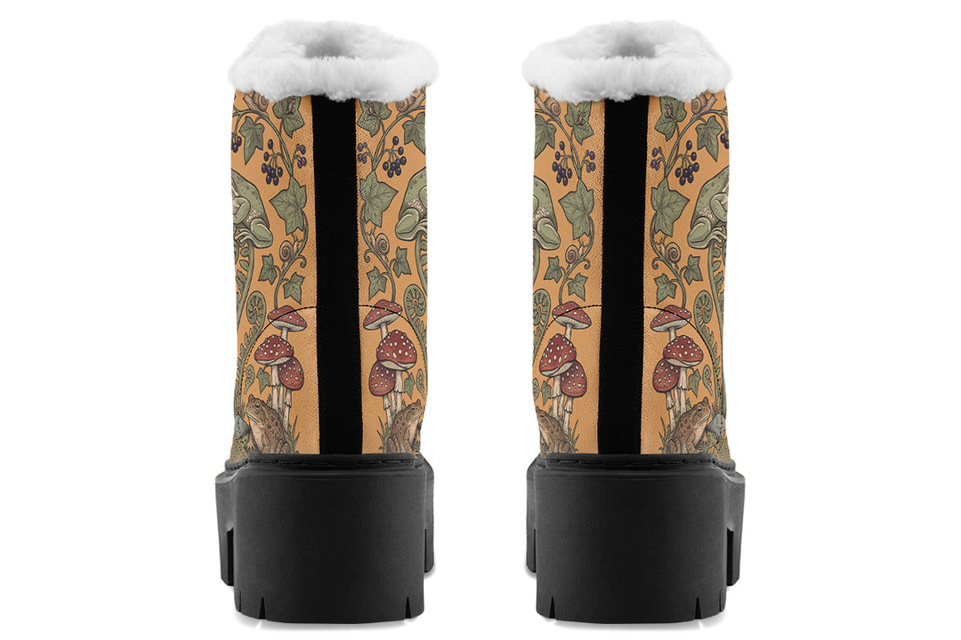Bitter Berry Platform Winter Boots